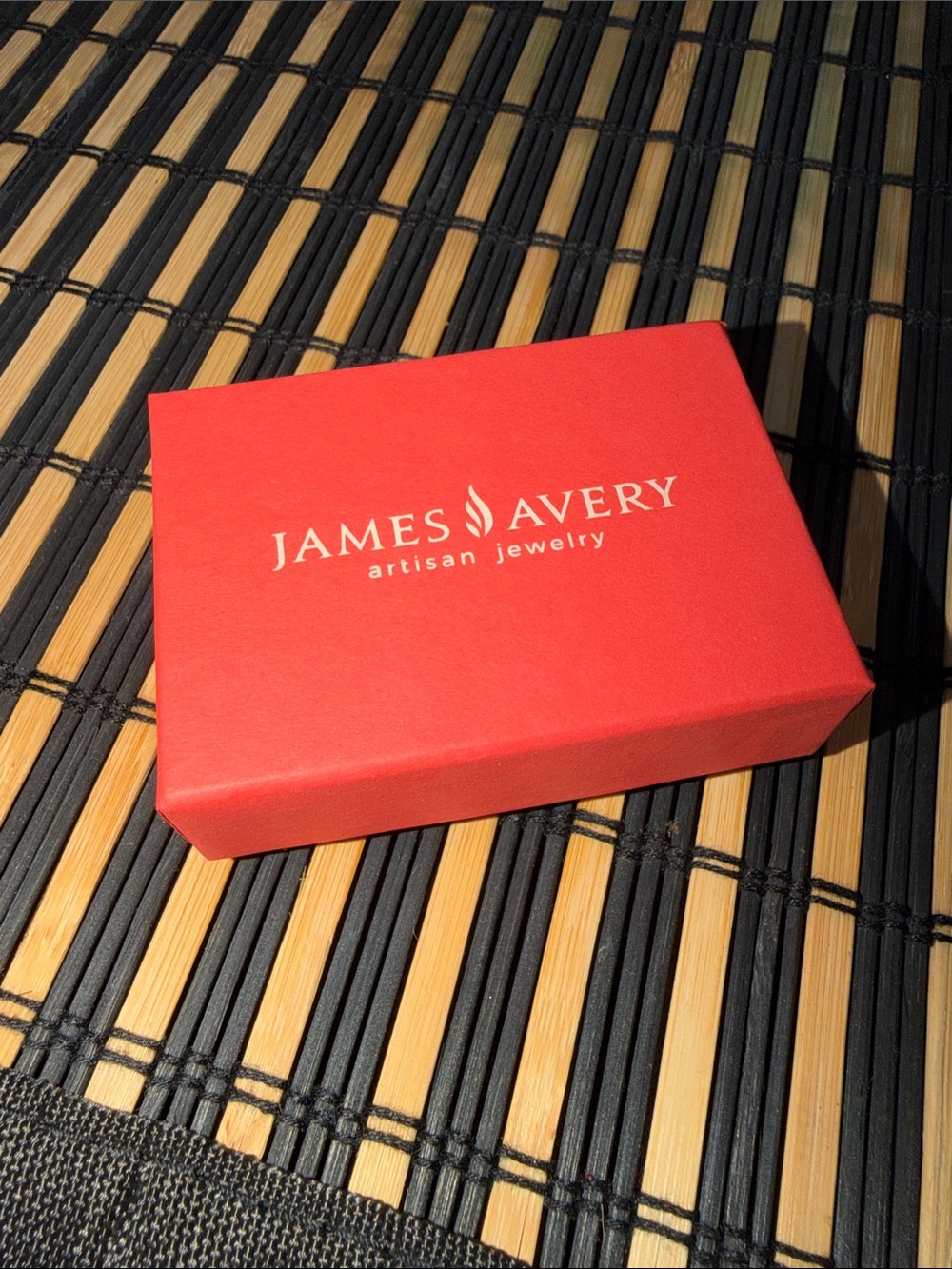 James Avery Red Gift Jewelry Box